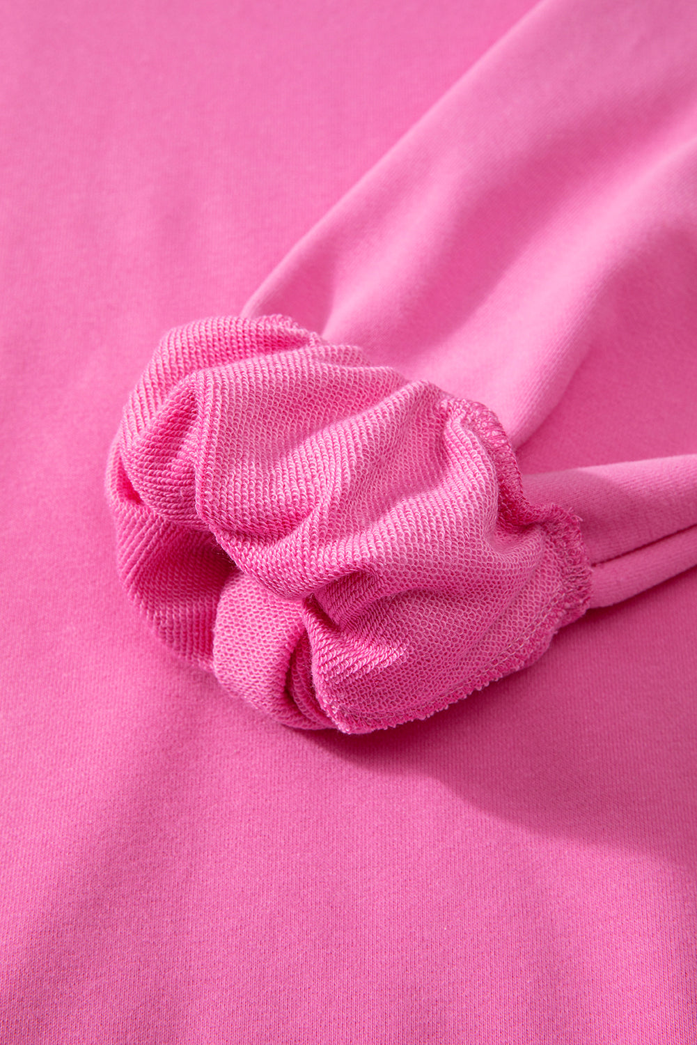 Bonbon Solid O Neck High Low Hem Pullover Sweatshirt Sweatshirts & Hoodies JT's Designer Fashion