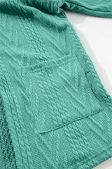 Canton Solid Textured Open Front Cardigan with Pocket Cardigans JT's Designer Fashion