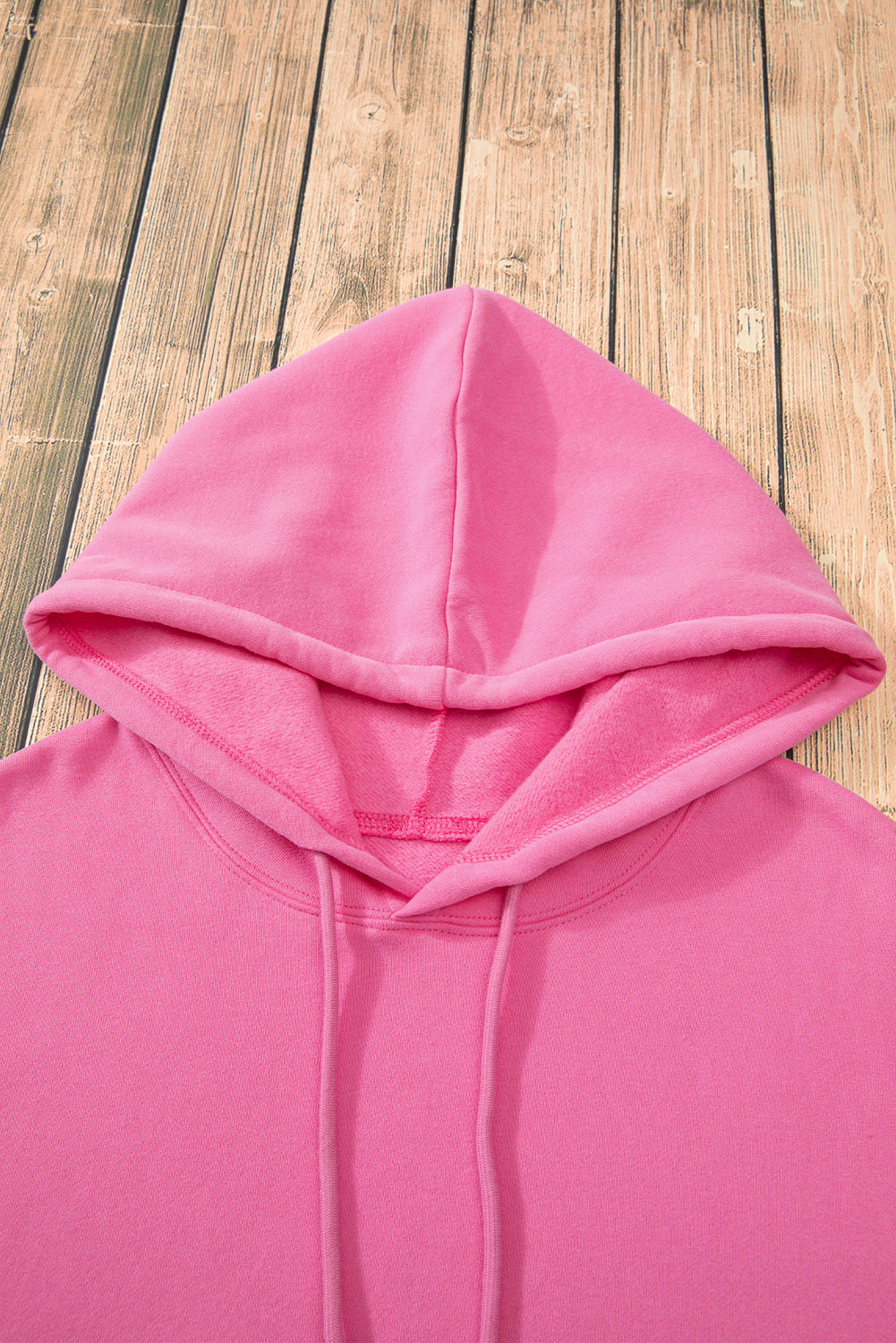 Bonbon Fleece Lined Kangaroo Pocket Drawstring Chunky Hoodie Sweatshirts & Hoodies JT's Designer Fashion
