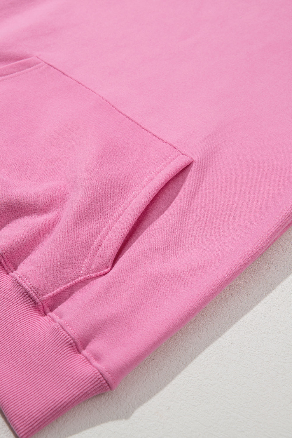 Bonbon Solid Color Fleece Lined Drawstring Hoodie with Pocket Sweatshirts & Hoodies JT's Designer Fashion