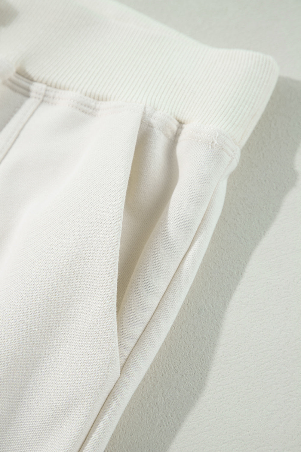 Beige Plain Cargo Pockets High Waist Casual Sweatpants Pants & Culotte JT's Designer Fashion