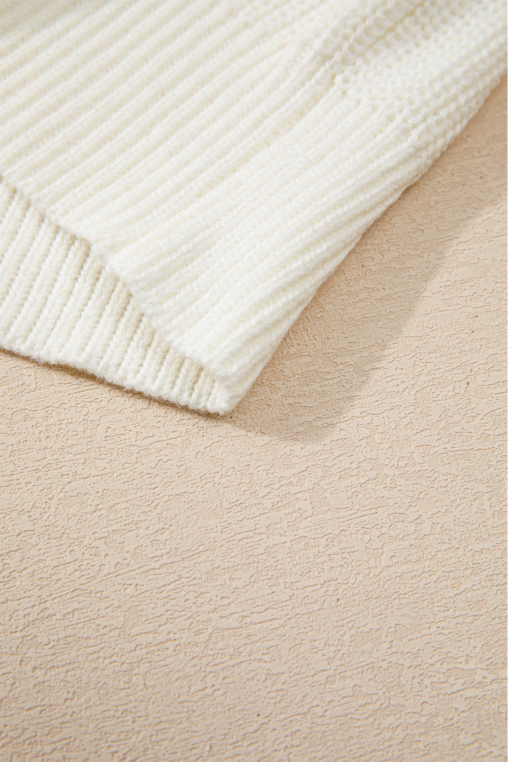 White Striped Merry Bright Letter Christmas Sweater Sweaters JT's Designer Fashion