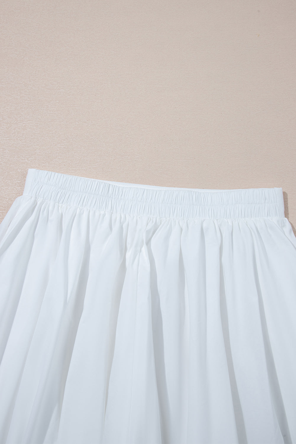 White Bubble Mini Skirt with Pockets Skirts & Petticoat JT's Designer Fashion