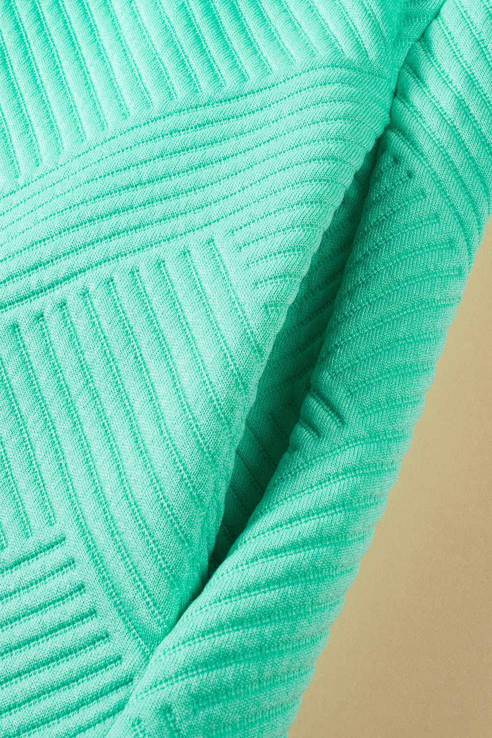 Mint Green Textured Cap Sleeve T Shirt Dress T Shirt Dresses JT's Designer Fashion
