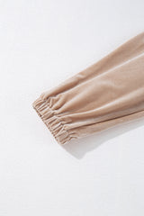 Luxe Velvet 2-Piece Jogger Set – Chic Comfort in Every Step Bottoms JT's Designer Fashion