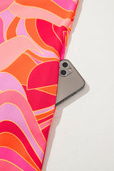 Rose Abstract Floral Print Sleeveless Shift Mini Dress Mini Dresses JT's Designer Fashion