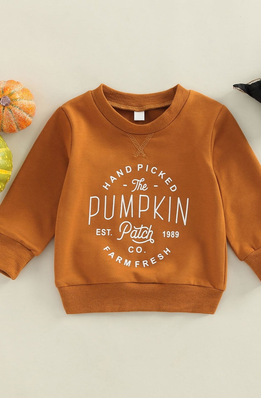 Kids’ Bright & Cheerful Pumpkin Halloween Sweatshirt – Soft, Cozy & Fun Fall Favorite! Kids Tops JT's Designer Fashion