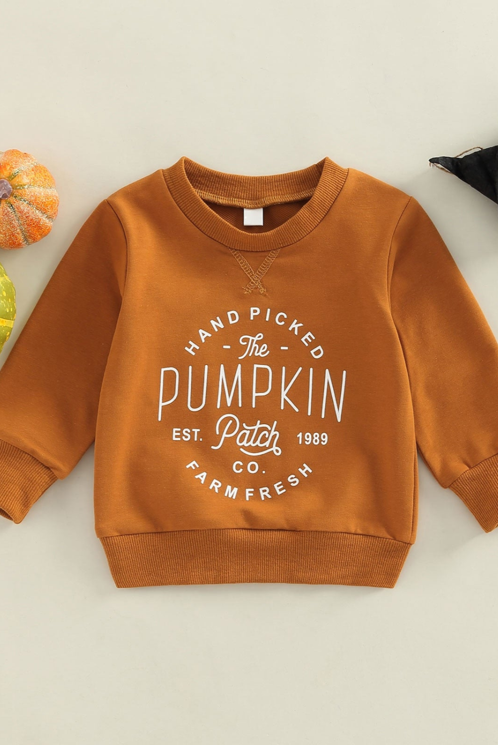Kids’ Bright & Cheerful Pumpkin Halloween Sweatshirt – Soft, Cozy & Fun Fall Favorite! Kids Tops JT's Designer Fashion