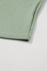 Clearly Aqua Solid Color Corded Drop Shoulder Long Sleeve Top Long Sleeve Tops JT's Designer Fashion