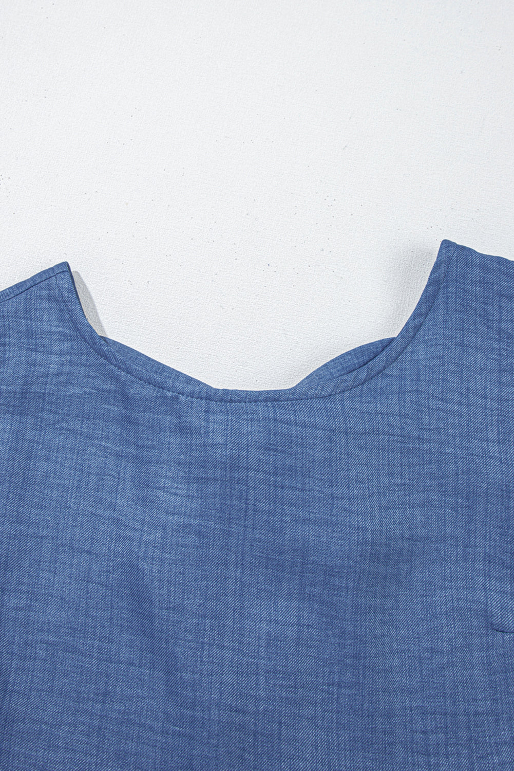 Ashleigh Blue Knot Scoop Back Ruffle Hem Sleeveless Mini Dress Mini Dresses JT's Designer Fashion