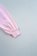 Pink Hugs and Kisses Pop Up Embroidered Raglan Sleeve Sweatshirt Sweatshirts & Hoodies JT's Designer Fashion