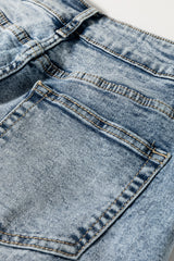 Myosotis High Rise Button Zip Fly Medium Wash Jeans Jeans JT's Designer Fashion