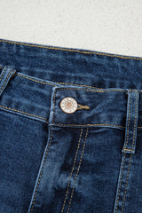 Ashleigh Blue Cropped High Rise Wide Leg Jeans Jeans JT's Designer Fashion