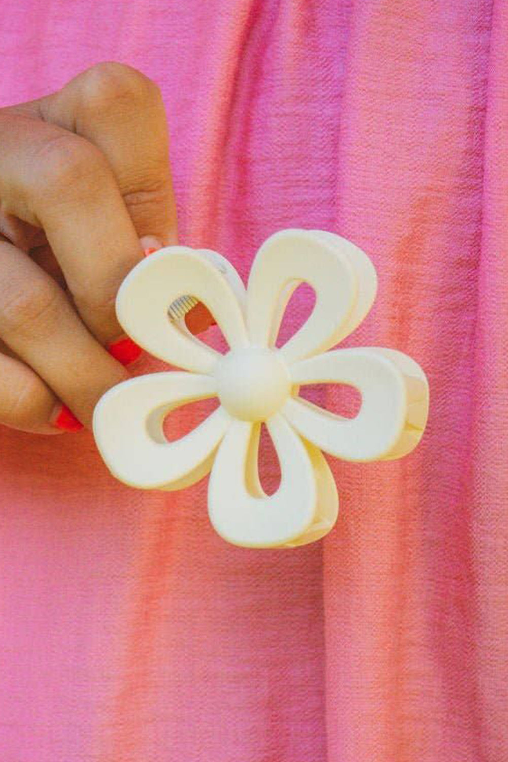 Beautifully Flower Shape Resin Hair Clip Headwear JT's Designer Fashion