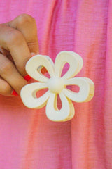 Beautifully Flower Shape Resin Hair Clip Headwear JT's Designer Fashion