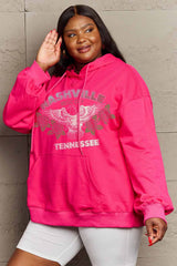 Simply Love Full Size NASHVILLE TENNESSEE Graphic Hoodie Graphic Sweatshirts JT's Designer Fashion