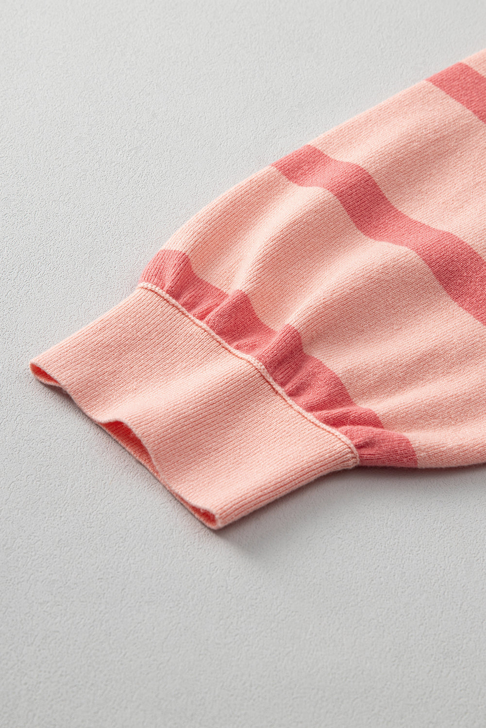 Pink Stripe Colorblock Oversized Sweater Sweaters JT's Designer Fashion