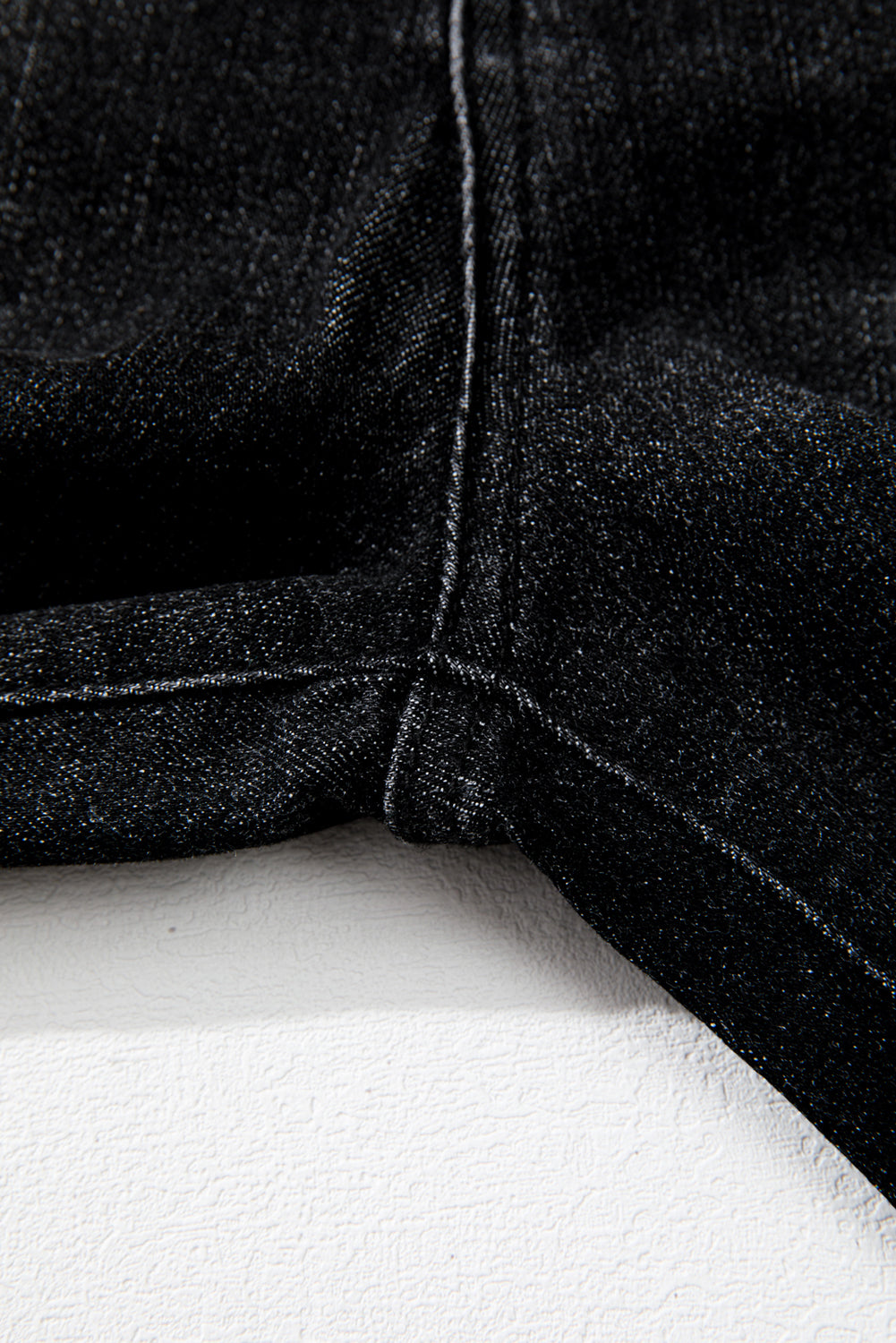 Carbon Grey Mineral Wash Raw Hem High Waist Flared Jeans Jeans JT's Designer Fashion
