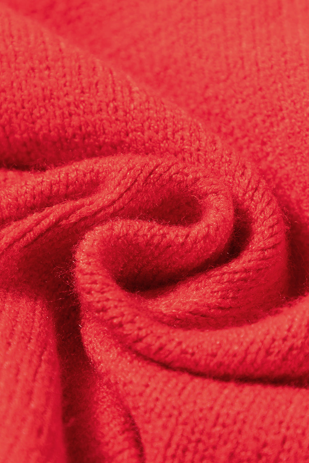 Fiery Red Merry Graphic Christmas Plus Size Sweater Plus Size Sweaters & Cardigans JT's Designer Fashion