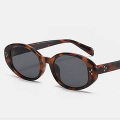 Polycarbonate Frame Oval Sunglasses Home Accessories JT's Designer Fashion