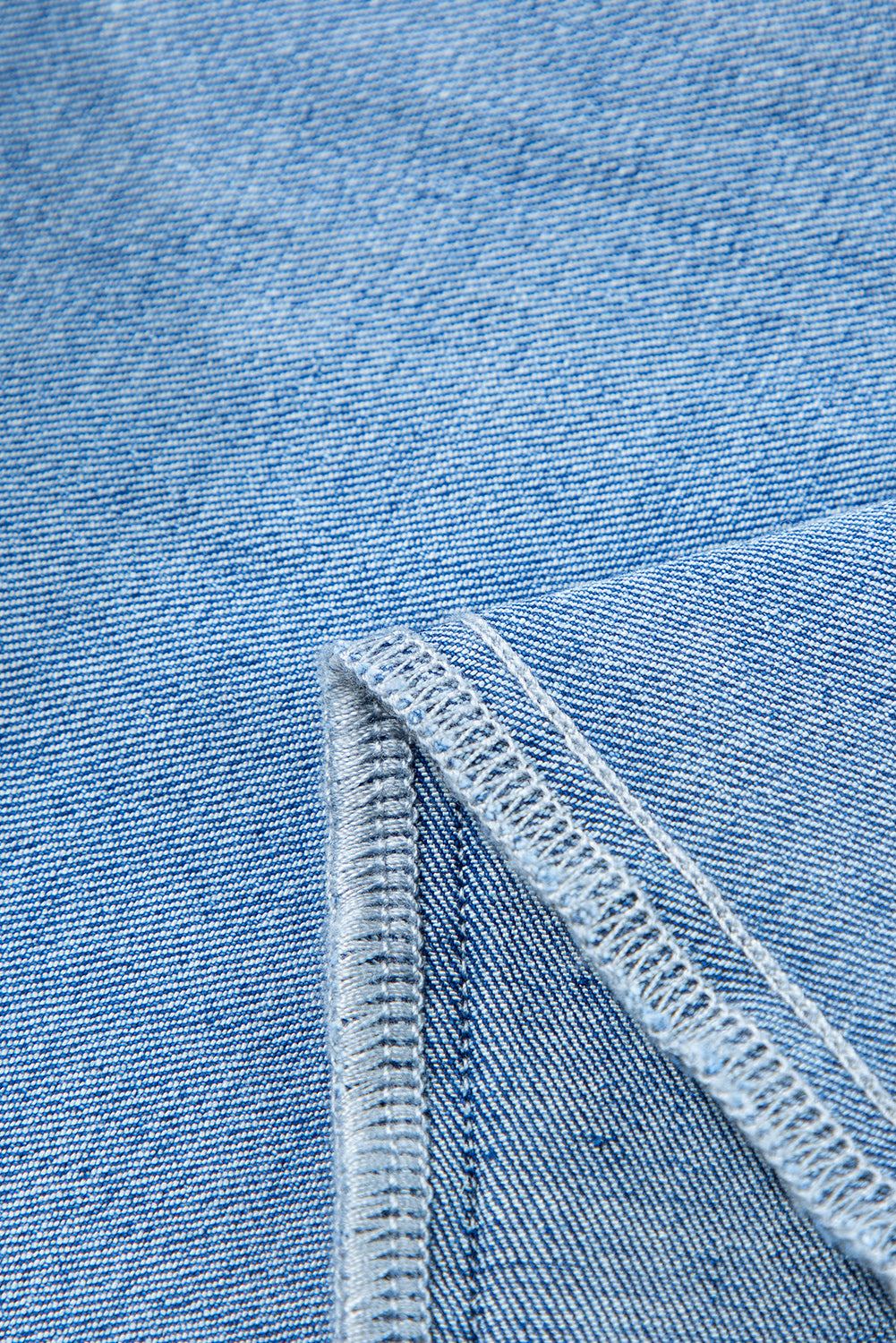 Dark Blue Plain Seam Detail Flared Bottom Ankle Length Jeans Jeans JT's Designer Fashion