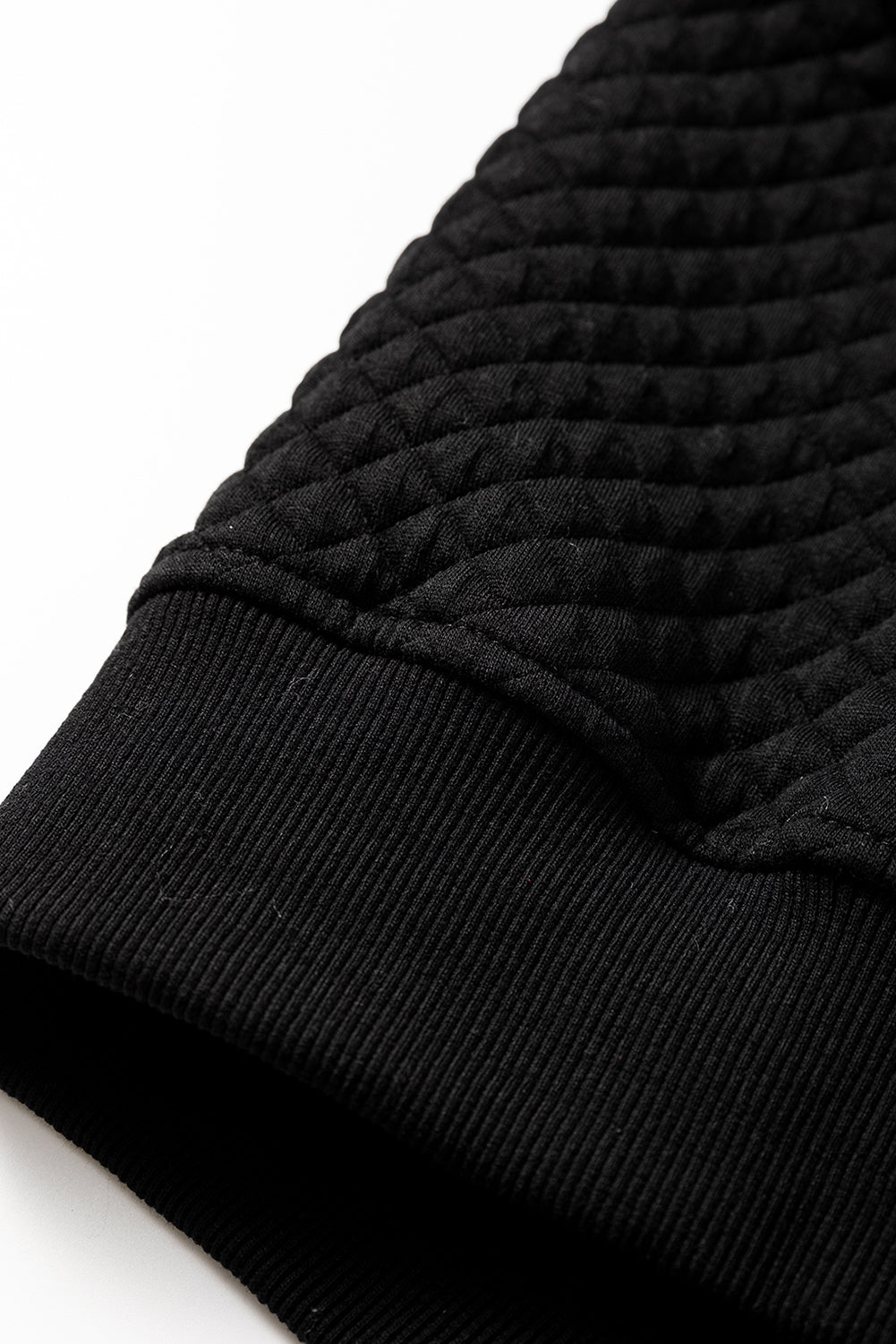 Black Quilted Side Pockets Zipper Hooded Jacket Jackets JT's Designer Fashion