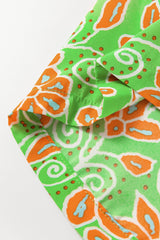 Green Floral Print Pocketed Front Knot High Waist Casual Shorts Casual Shorts JT's Designer Fashion