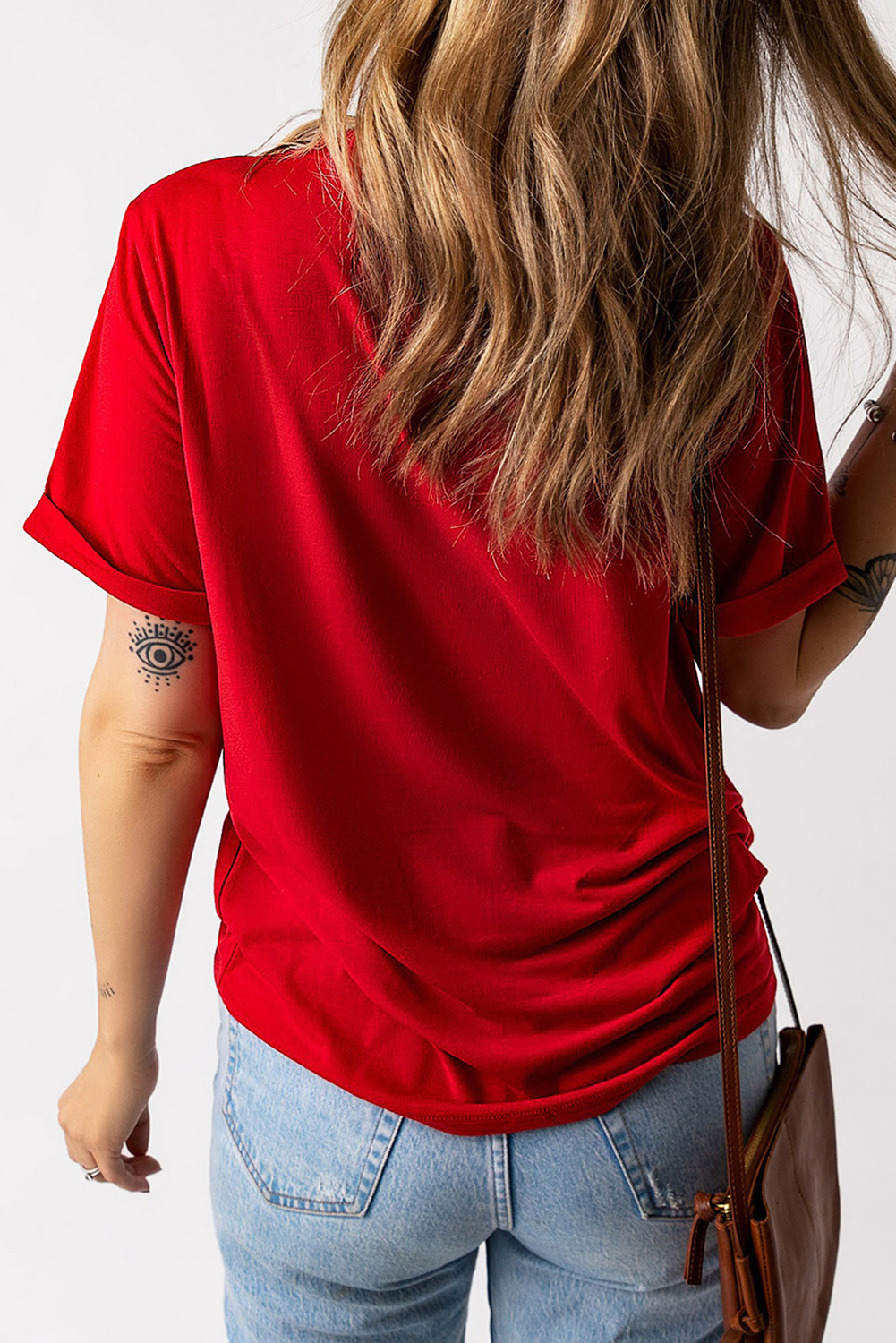 Red PARTY in the USA Printed Independence Day T Shirt Graphic Tees JT's Designer Fashion