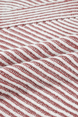 Red Dahlia Striped Print Ribbed Knit Boat Neck Baggy Sweater Sweaters JT's Designer Fashion