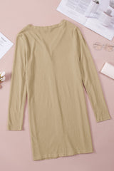 Solid Color Open-Front Buttons Cardigan Sweaters & Cardigans JT's Designer Fashion