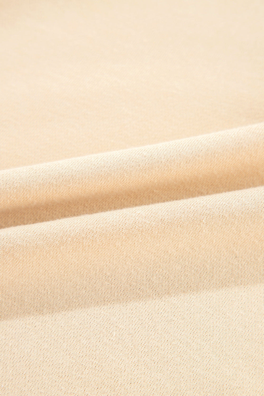 Light French Beige Striped Colorblock Patchwork Collar Sweatshirt Sweatshirts & Hoodies JT's Designer Fashion