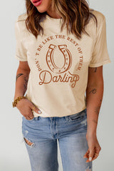 Khaki DO NOT BE LIKE THE REST OF THEM Darling Graphic Tee Graphic Tees JT's Designer Fashion