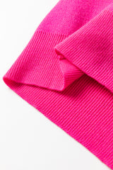 Rose Red YEEHAW Cowboy Hat Drop Shoulder Oversized Sweater Sweaters JT's Designer Fashion