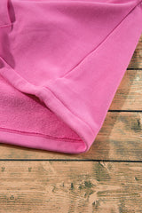 Bonbon Fleece Lined Half Zipper Kangaroo Pockets Loose Hoodie Sweatshirts & Hoodies JT's Designer Fashion
