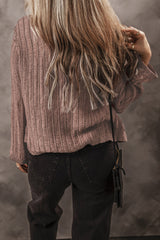 Goat Cut Out Textured Knit Buttoned Cardigan Cardigans JT's Designer Fashion