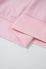 Light Pink 2 Pieces Mineral Wash Cotton Tank Top Lined Split Skirt Set Two Piece Dresses JT's Designer Fashion