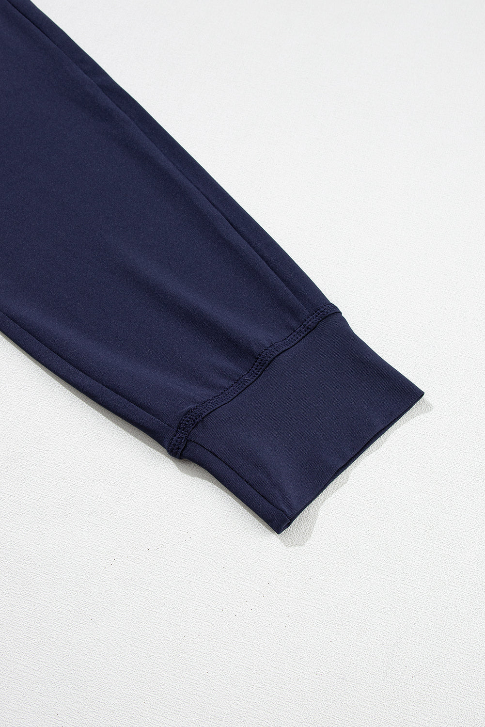 Navy Blue Drawstring Waist Pocketed Joggers Pants & Culotte JT's Designer Fashion