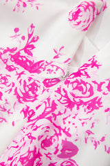 Rose Boho Floral High Waist Ruffle Split Maxi Skirt Skirts & Petticoat JT's Designer Fashion