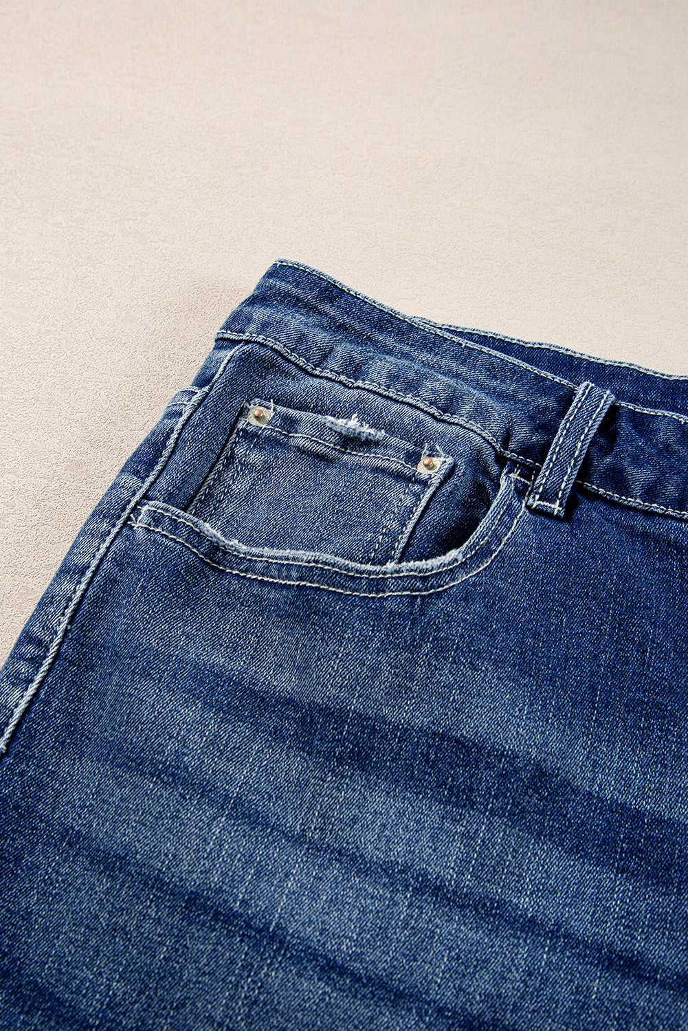 Dirty blue Plus Size High Waist Side Slits Flare Jeans Plus Size Bottoms JT's Designer Fashion