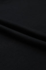 Black Button Up High Waist Long Sleeve Dress Midi Dresses JT's Designer Fashion