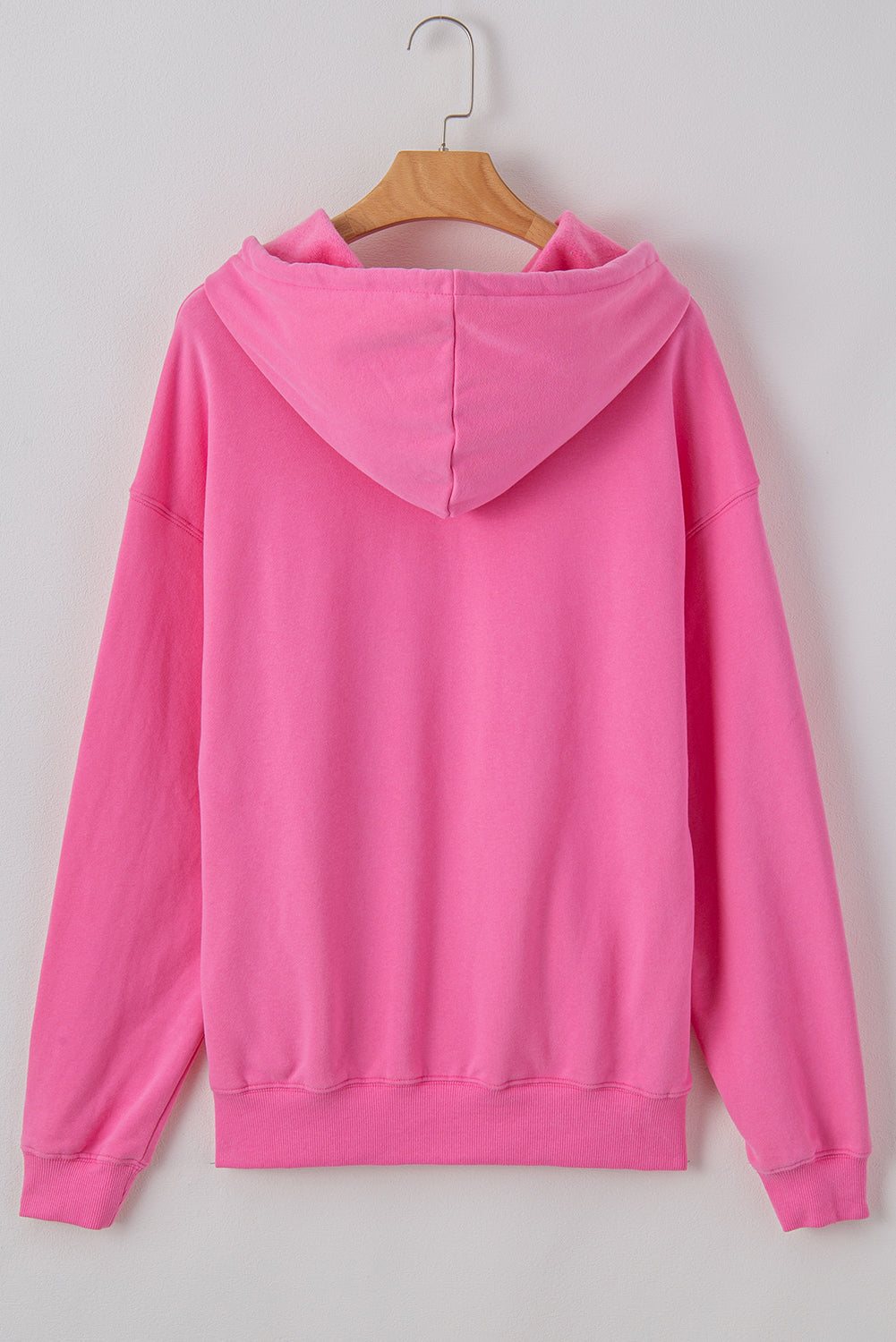 Bonbon Fleece Lined Kangaroo Pocket Drawstring Chunky Hoodie Sweatshirts & Hoodies JT's Designer Fashion
