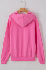 Bonbon Fleece Lined Kangaroo Pocket Drawstring Chunky Hoodie Sweatshirts & Hoodies JT's Designer Fashion