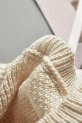Black Color Block Netted Texture Pullover Sweater Sweaters & Cardigans JT's Designer Fashion
