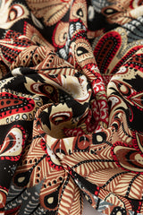 Black Floral Print Belted Sleeveless Wide Leg Jumpsuit Jumpsuits & Rompers JT's Designer Fashion