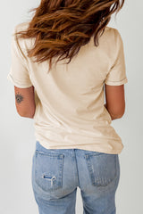 Khaki MOM Floral Letter Print T Shirt Graphic Tees JT's Designer Fashion