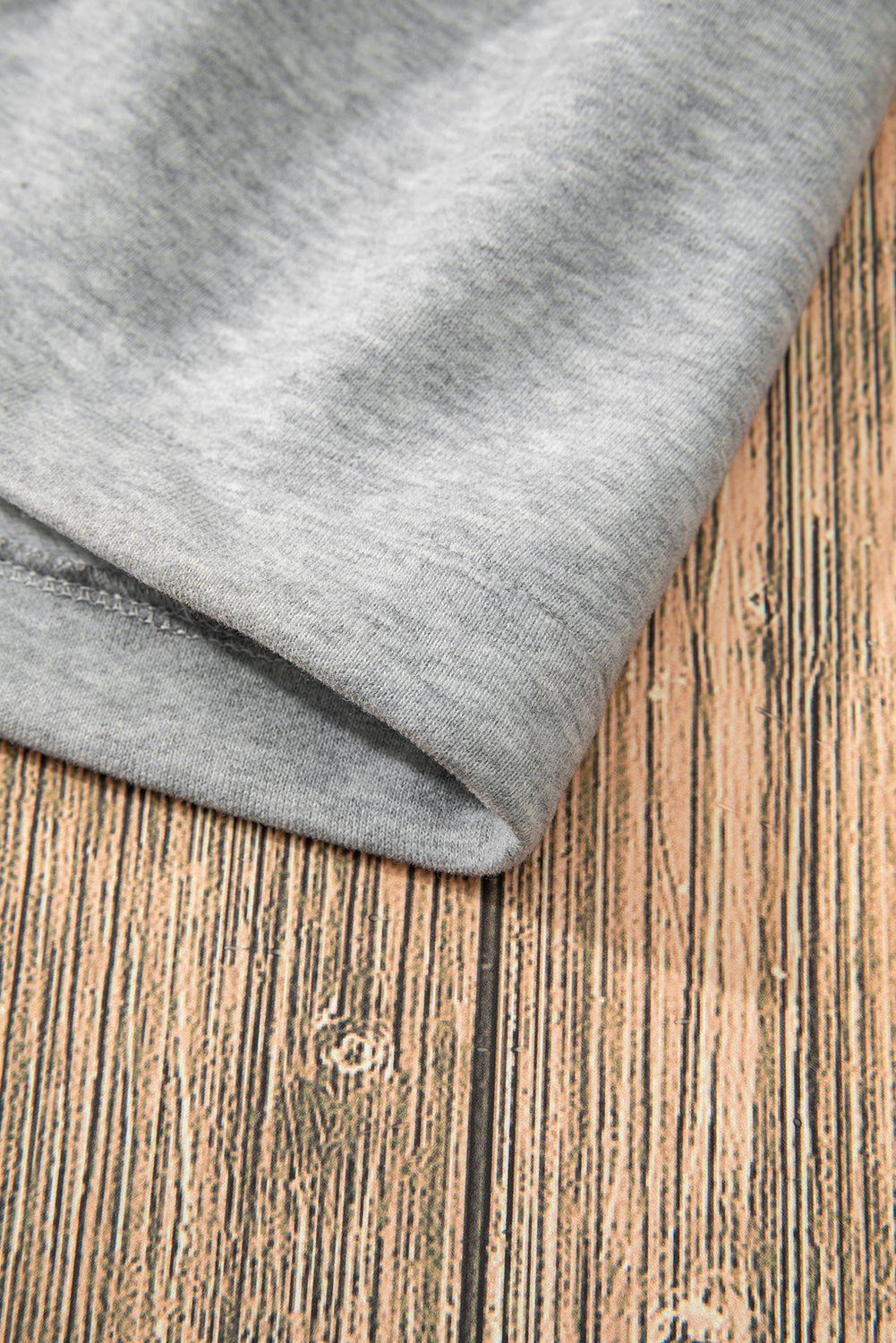 Light Grey Fleece Lined Half Zipper Kangaroo Pockets Loose Hoodie Sweatshirts & Hoodies JT's Designer Fashion