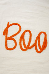 Apricot Boo Knitted Pattern Ribbed Edge Drop Shoulder Sweater Sweaters JT's Designer Fashion