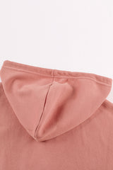 Pink Zip-up Hoodie Jacket Sweatshirts & Hoodies JT's Designer Fashion