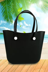 Black Waterproof Self-assembly Detachable Straps EVA Tote Bag Handbags JT's Designer Fashion