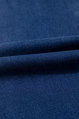 Sail Blue Center Seam Deep Wash Straight Jeans Jeans JT's Designer Fashion